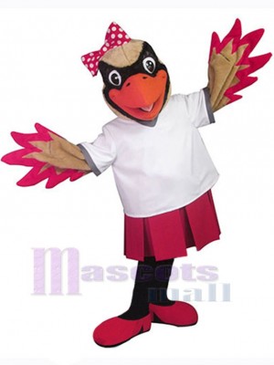 Pájaro cardenal femenino Disfraz de mascota Animal