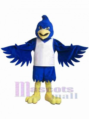 Pájaro azul fuerte Disfraz de mascota Animal