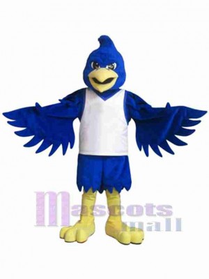 Pájaro azul fuerte Disfraz de mascota Animal