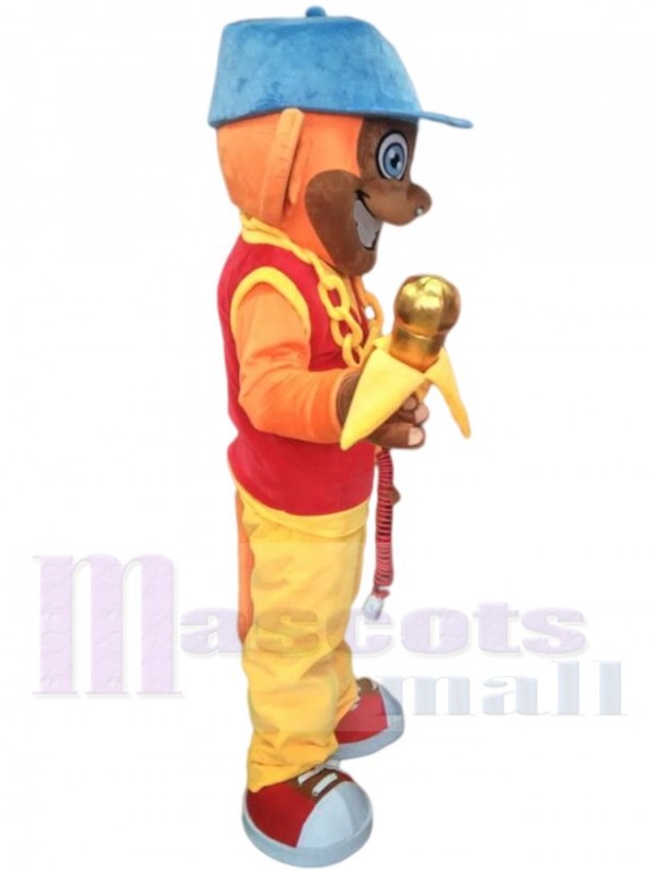 Mono DJ disfraz de mascota