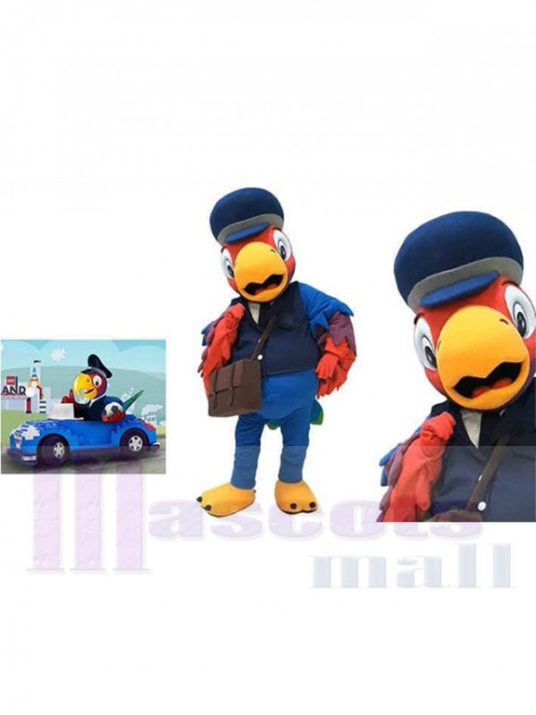 Pájaro loro disfraz de mascota