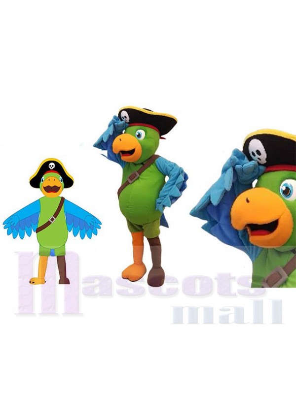 Pájaro Loro disfraz de mascota