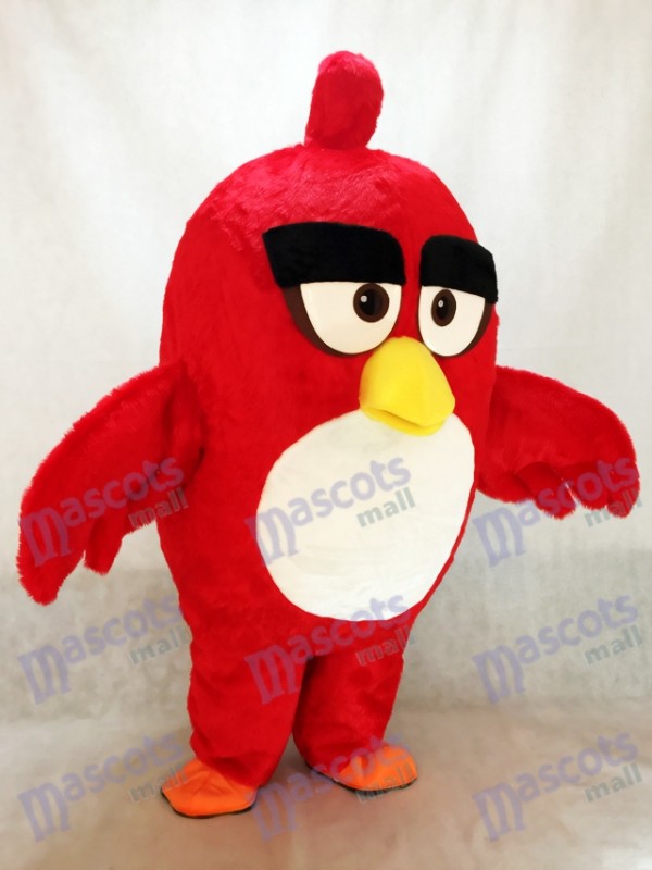 Linda animación de pájaro rojo Disfraz de mascota Animal
