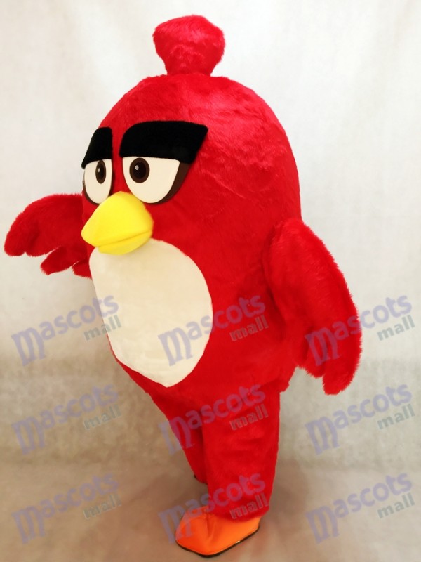 Linda animación de pájaro rojo Disfraz de mascota Animal