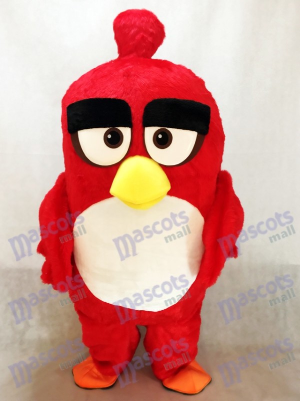 Linda animación de pájaro rojo Disfraz de mascota Animal
