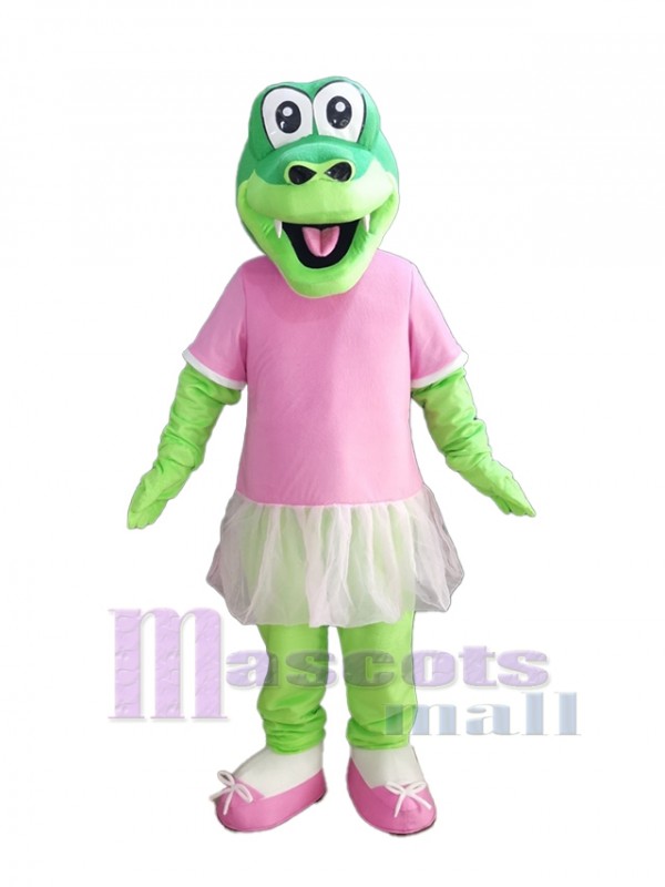 Caimán disfraz de mascota