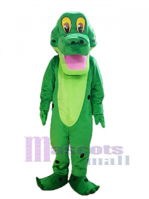 Caimán disfraz de mascota