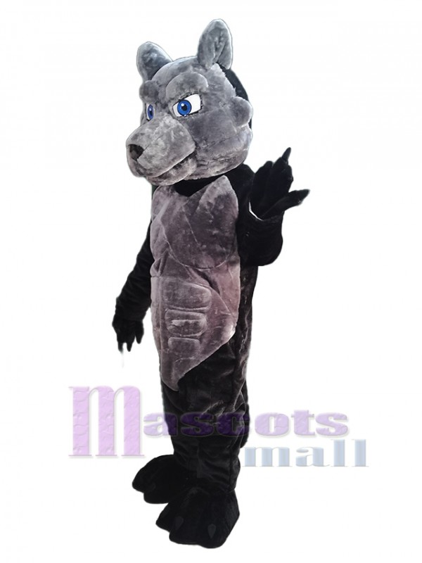 Lobo disfraz de mascota
