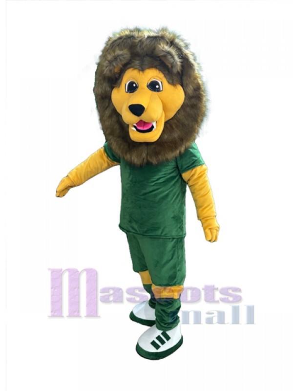 León disfraz de mascota