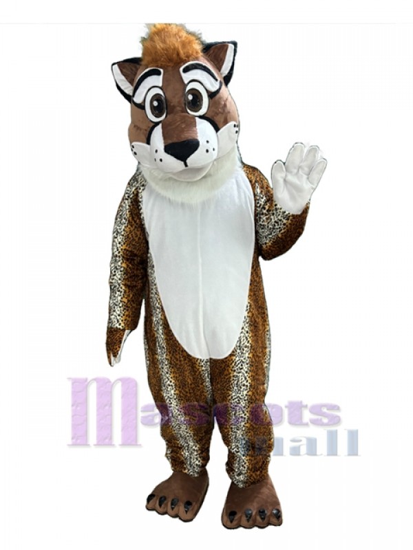 Leopardo disfraz de mascota