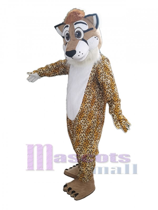 Leopardo disfraz de mascota
