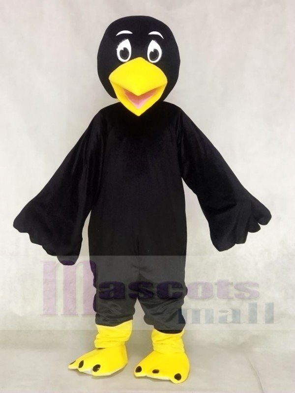 Cuervo pájaro negro Disfraz de mascota