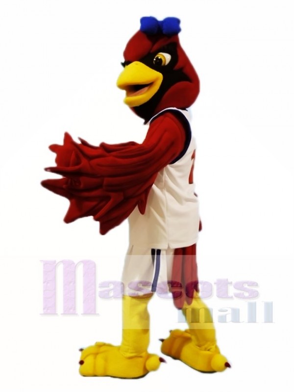 Cardenal rojo femenino Disfraz de mascota