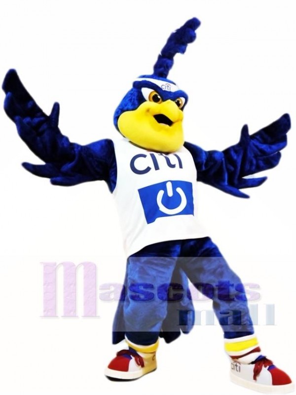 Pájaro azul Disfraz de mascota