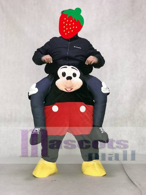 Mickey Mouse Carry Me Ride Ratón a cuestas Disfraz de mascota