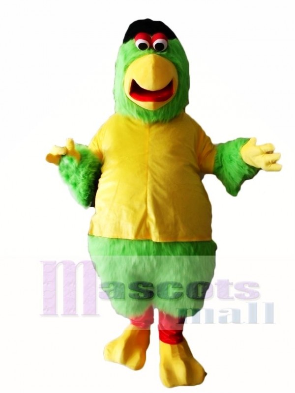 Loro verde Disfraz de mascota