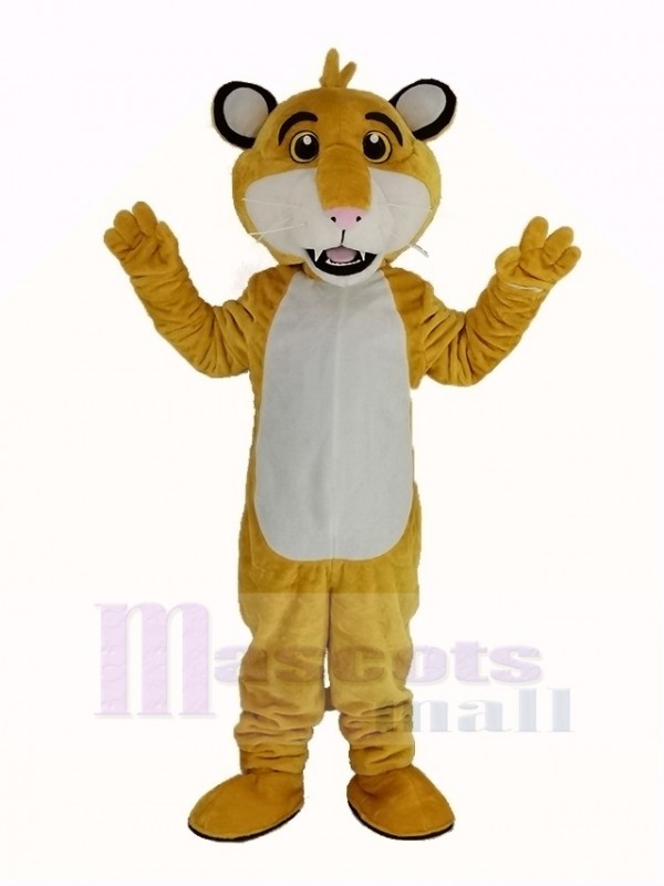 León disfraz de mascota
