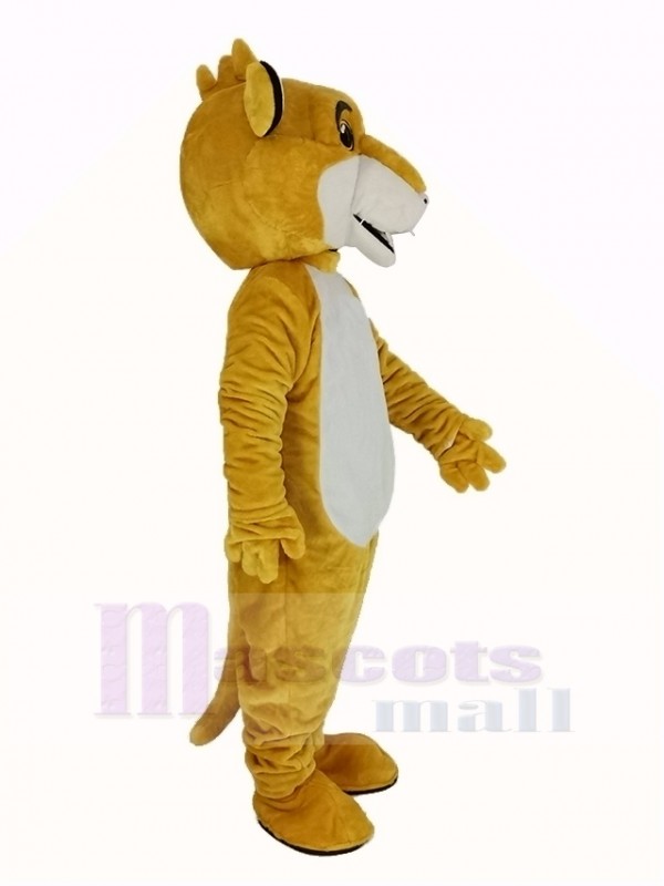 León disfraz de mascota