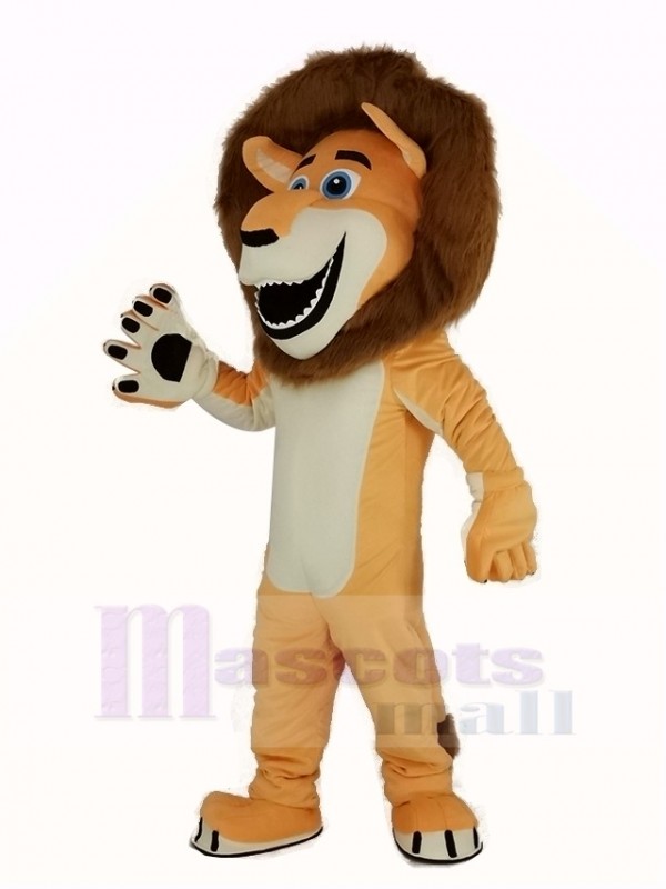 León disfraz de mascota