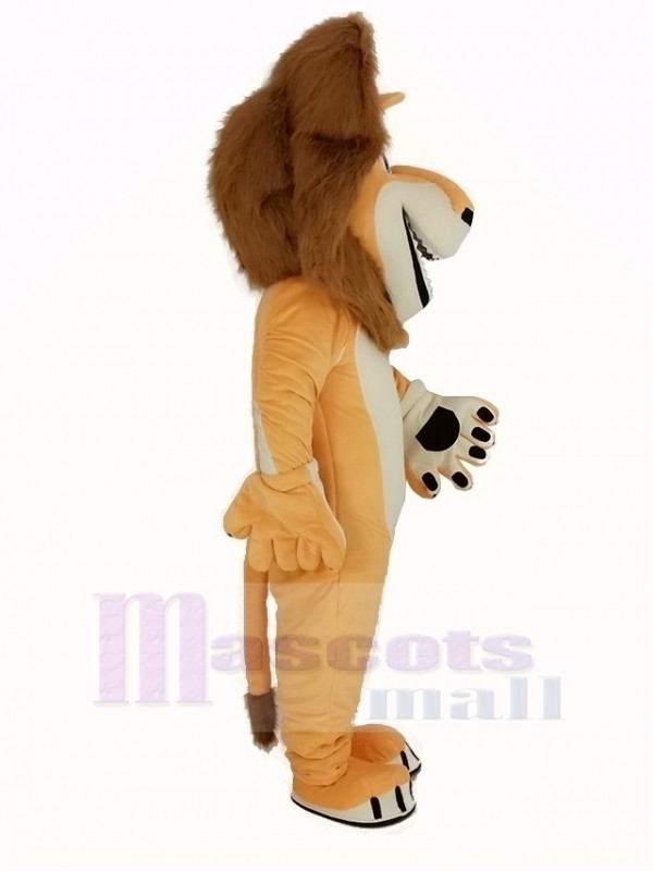 León disfraz de mascota