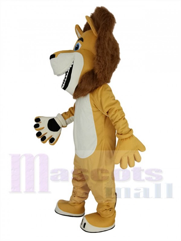 León disfraz de mascota
