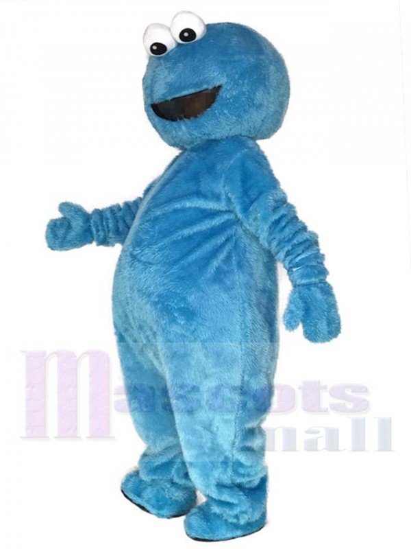 Sesame Street plaza Sésamo Monstruo de las galletas azul Disfraz de mascota Dibujos animados