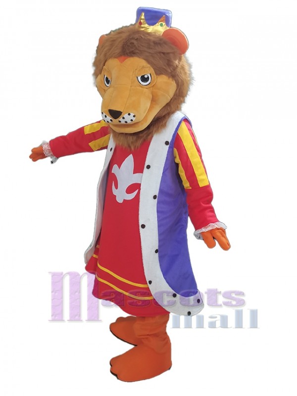 León disfraz de mascota