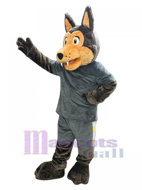 Coyote disfraz de mascota
